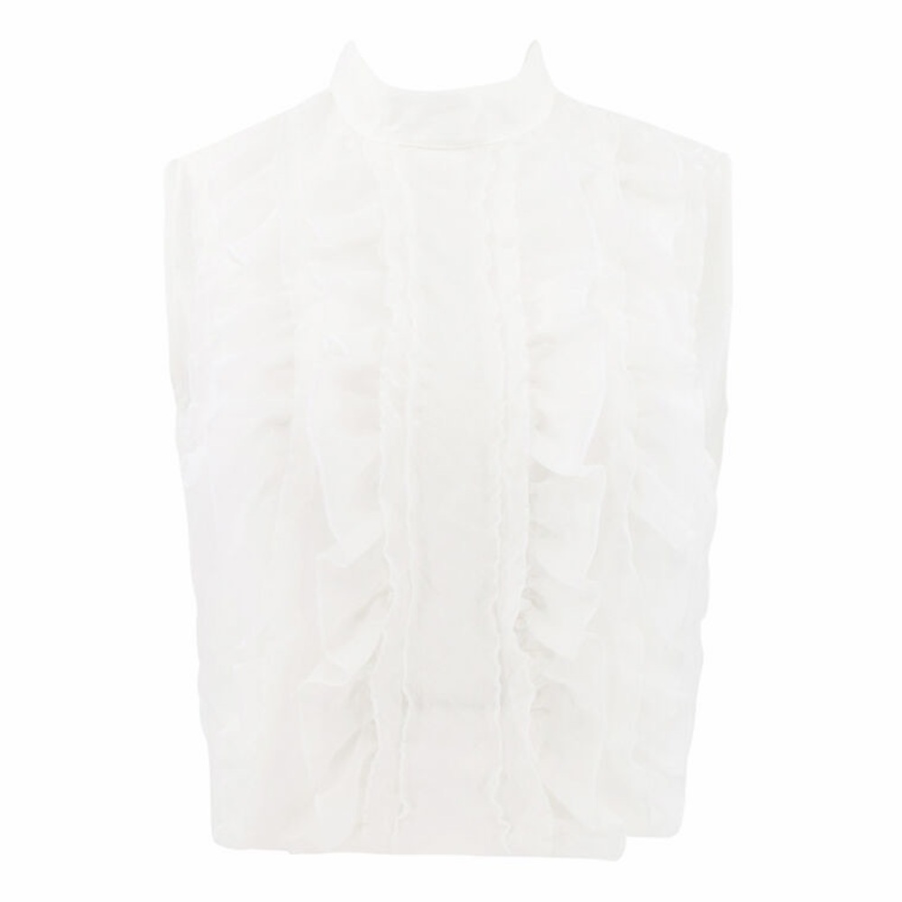 Isabella Ruffle-Front Shirt - Picture 7 of 8